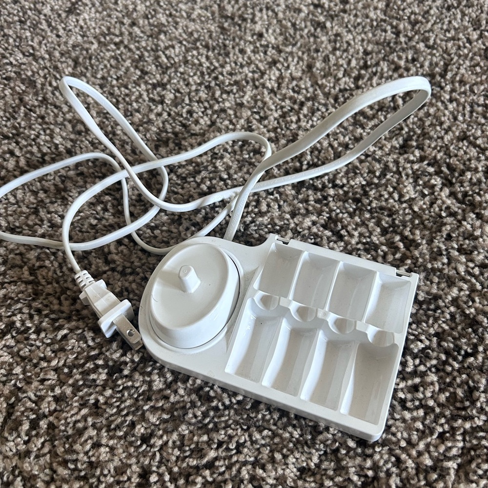 Braun Electric Brush Charger/ Brush Replacement Organizer